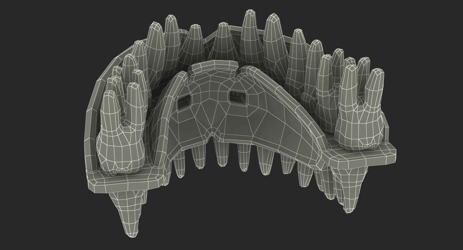 3D Dental Orthodontic Tooth Retainer model