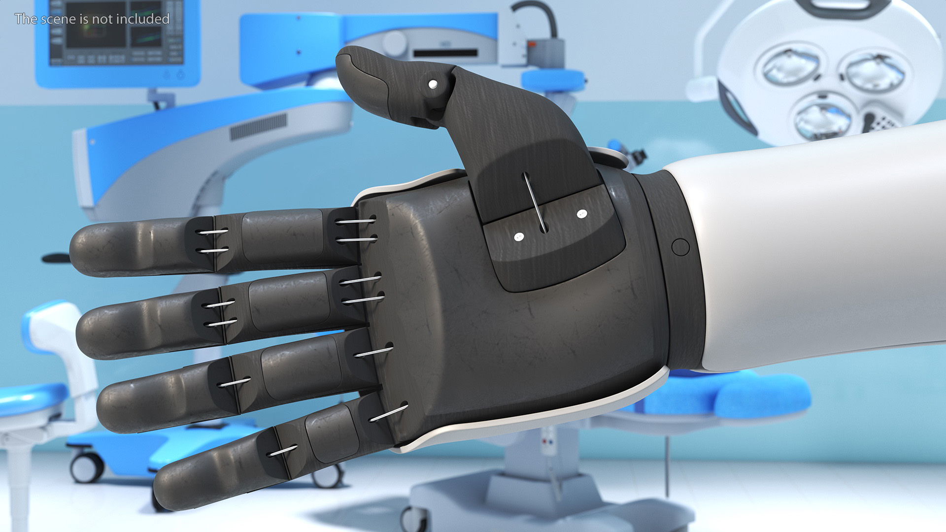 3D model Mechanical Prosthetic Arm