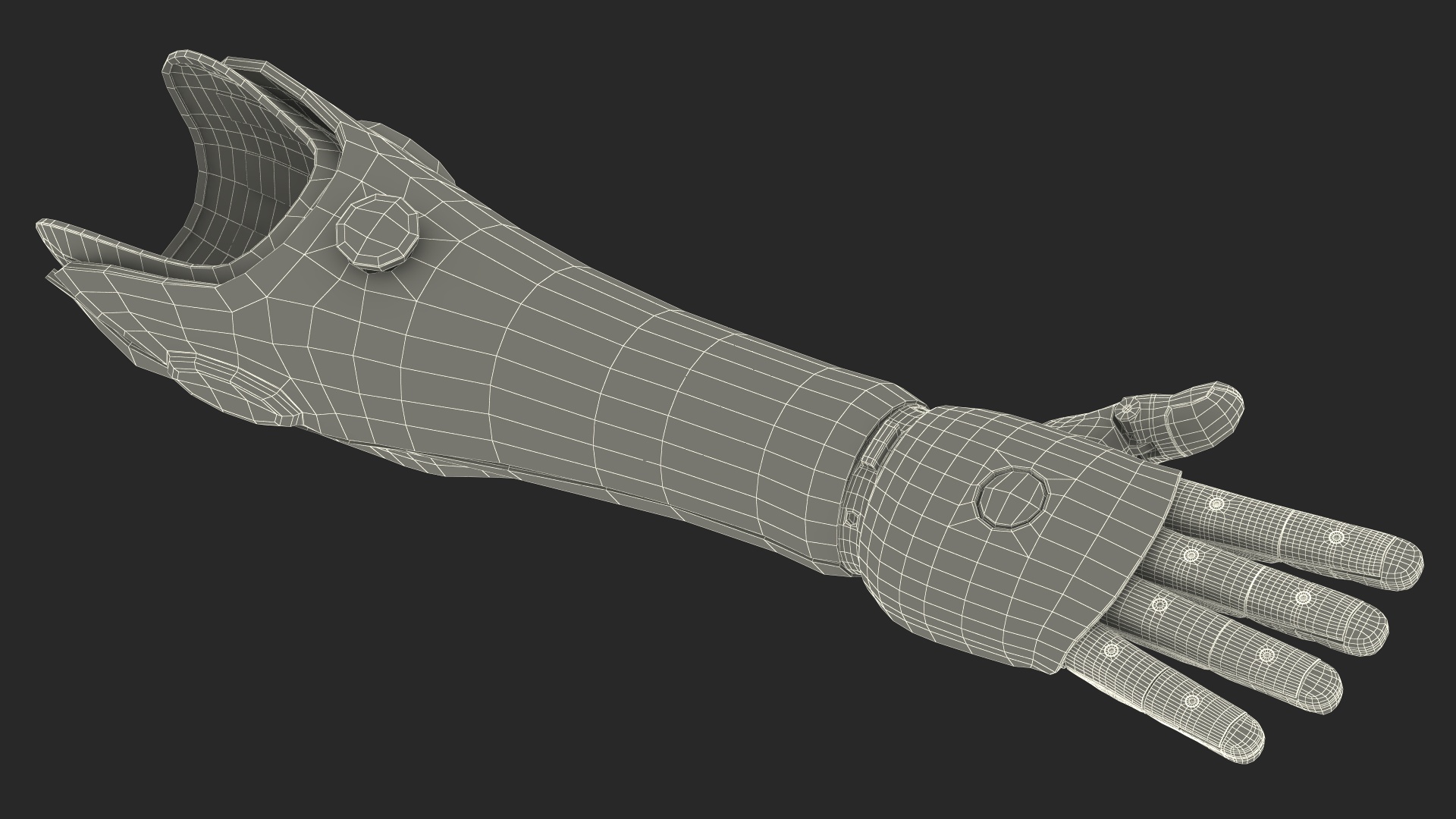 3D model Mechanical Prosthetic Arm