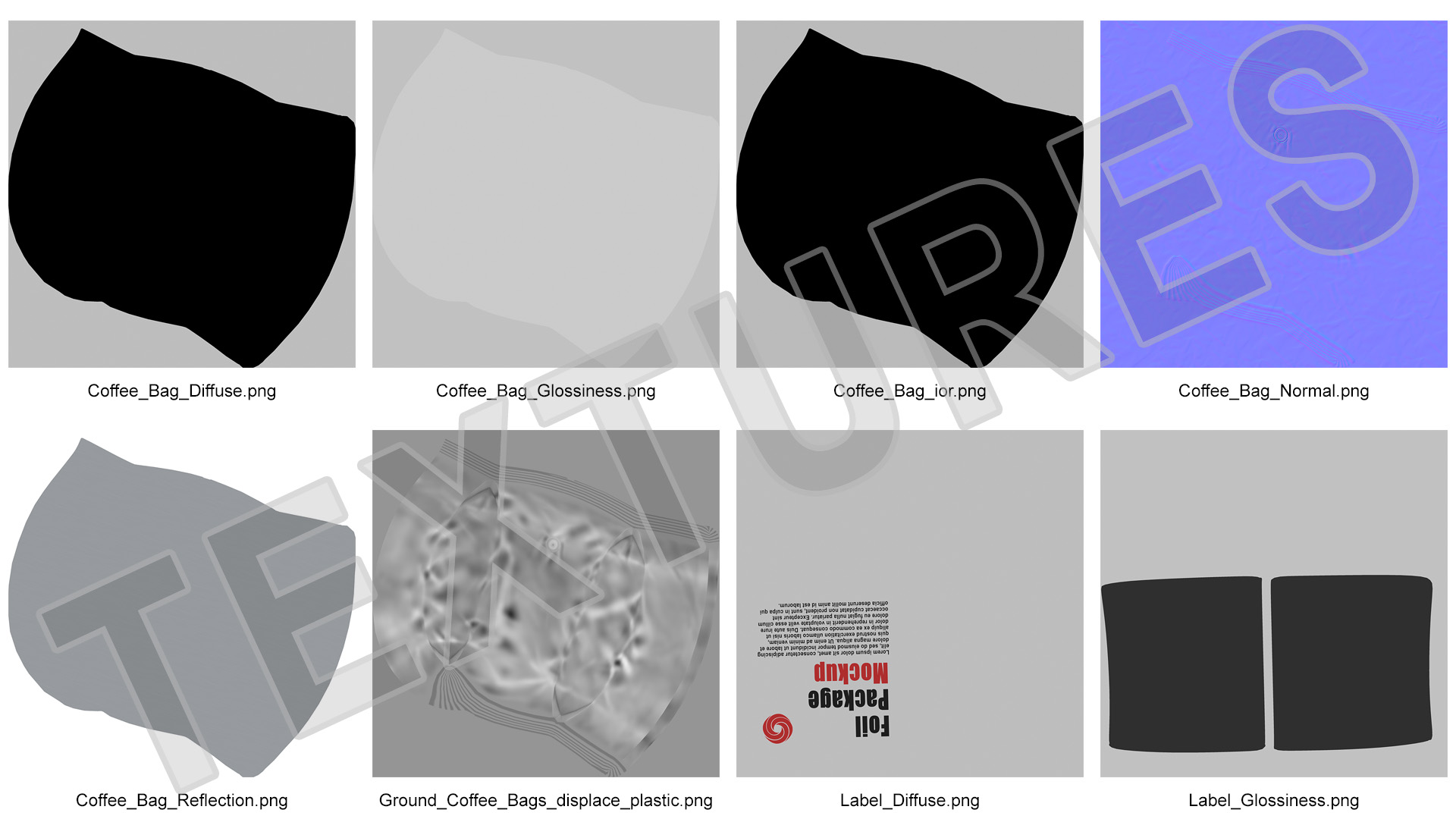 Mockup Foil Coffee Bag 3D