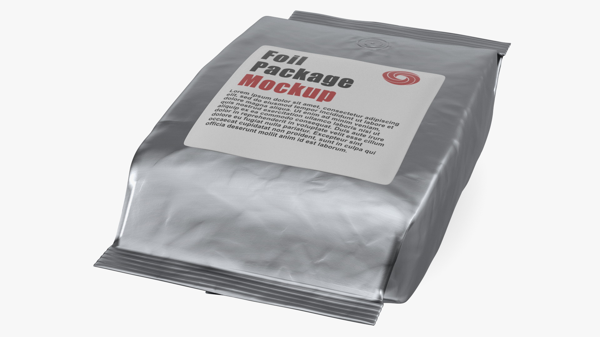 Mockup Foil Coffee Bag 3D