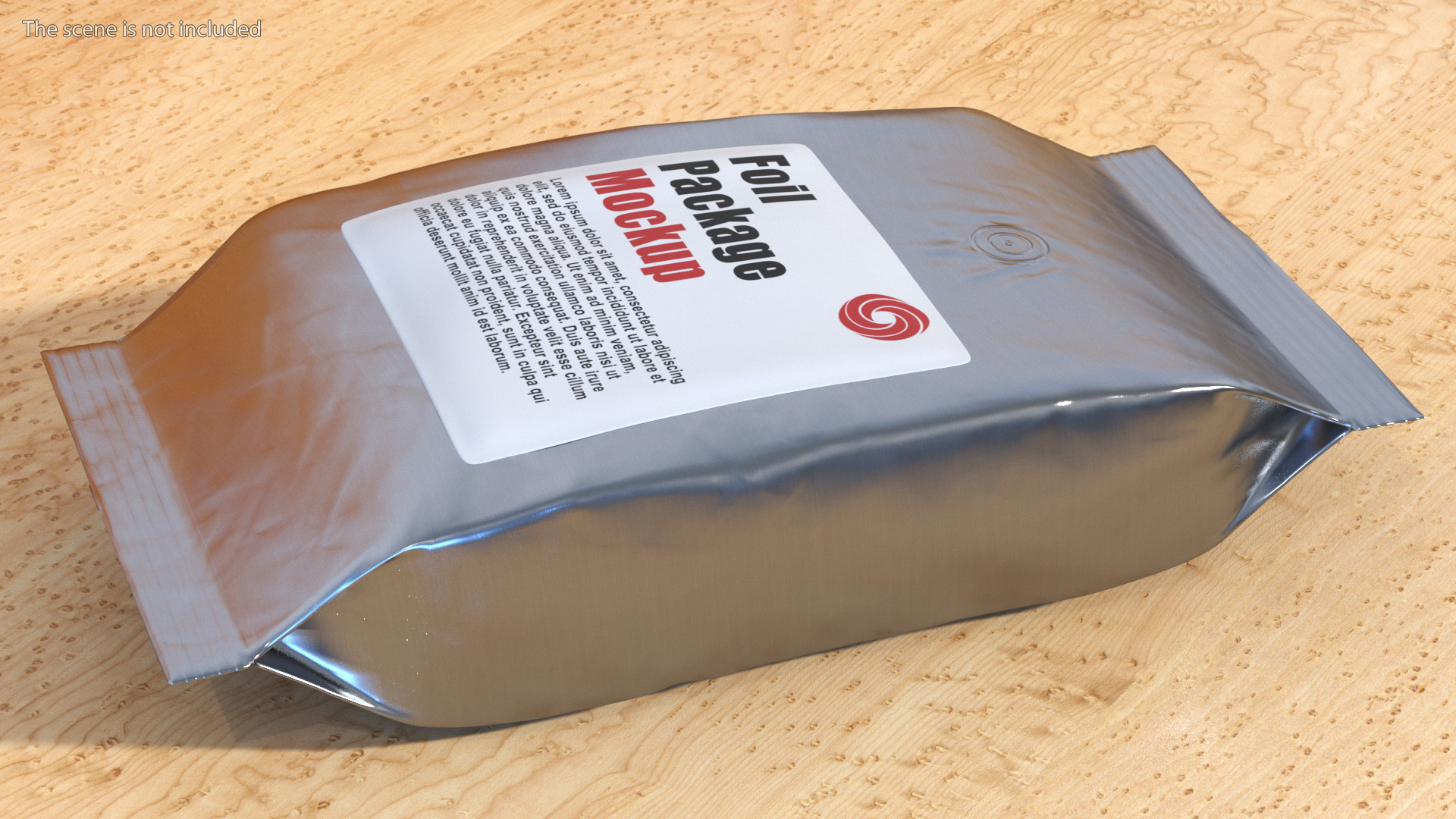 Mockup Foil Coffee Bag 3D