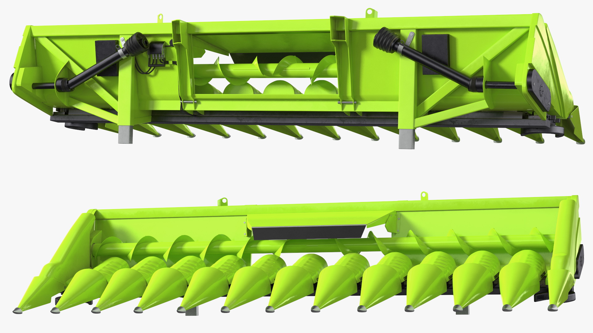 3D model Rigid Corn Header 12 Rows