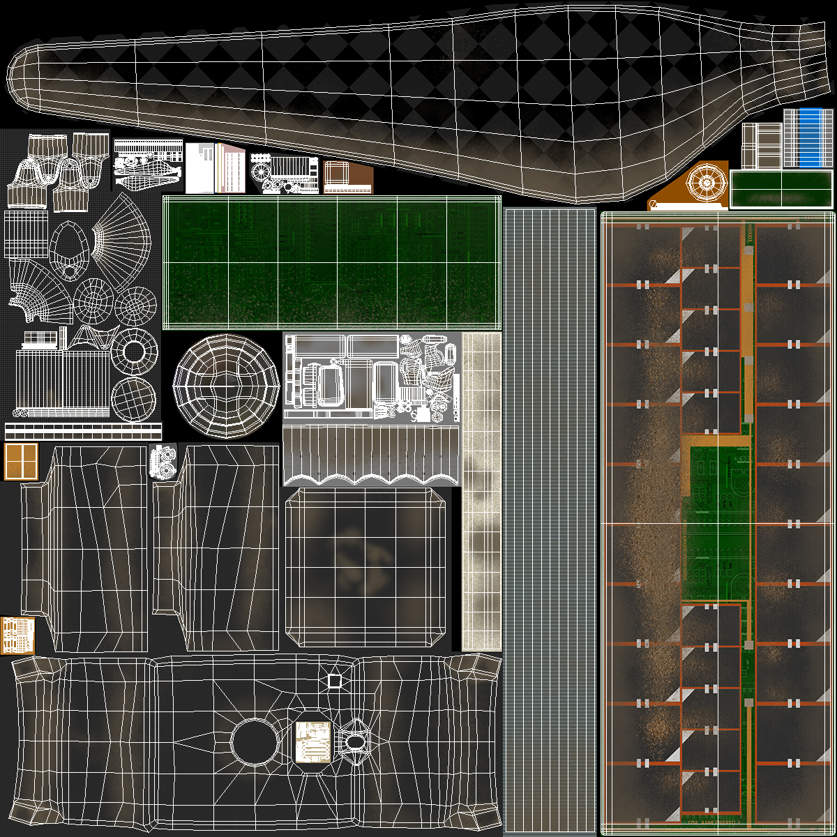 3D NASA Ingenuity Mars Helicopter Dusty