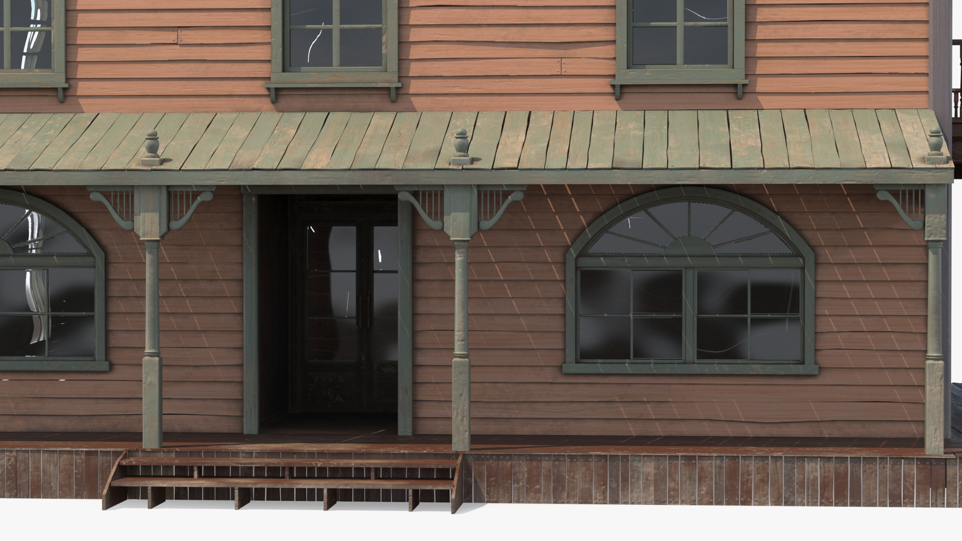 Saloon Building from Old West 3D model