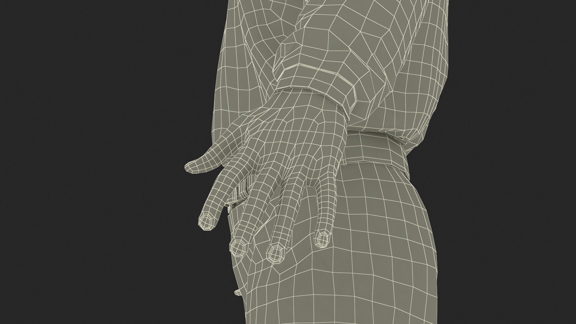 Young Man Wearing Casual Clothes A-pose 3D model