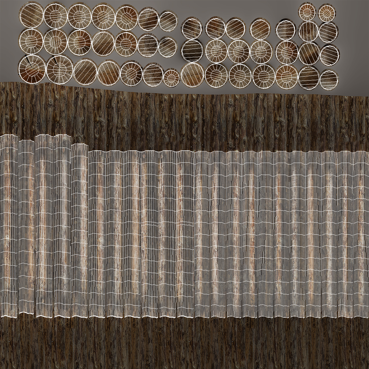 3D Wooden Raft