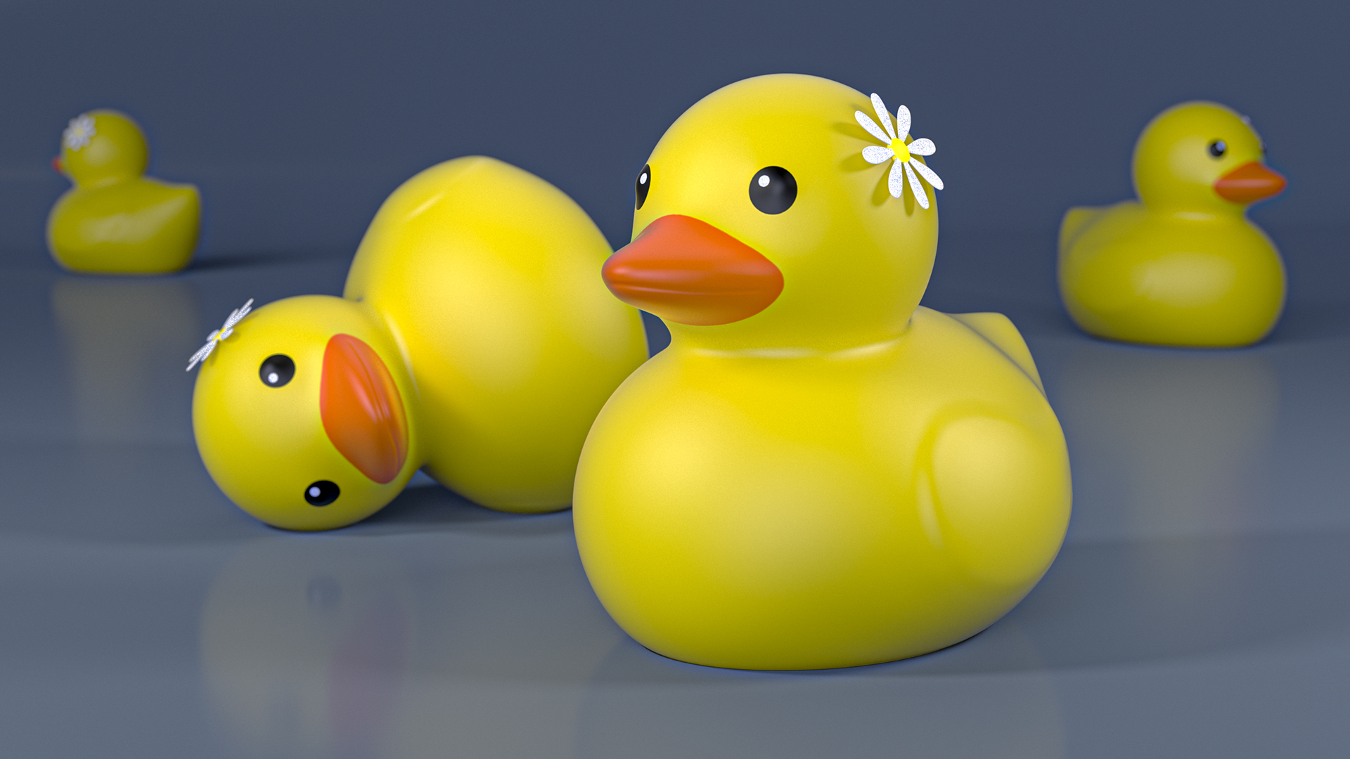 3D model Chamomile for Rubber Duck