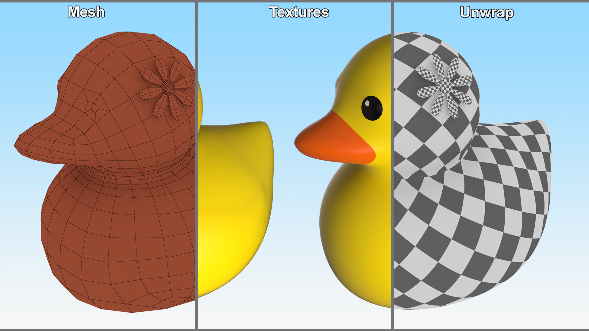 3D model Chamomile for Rubber Duck