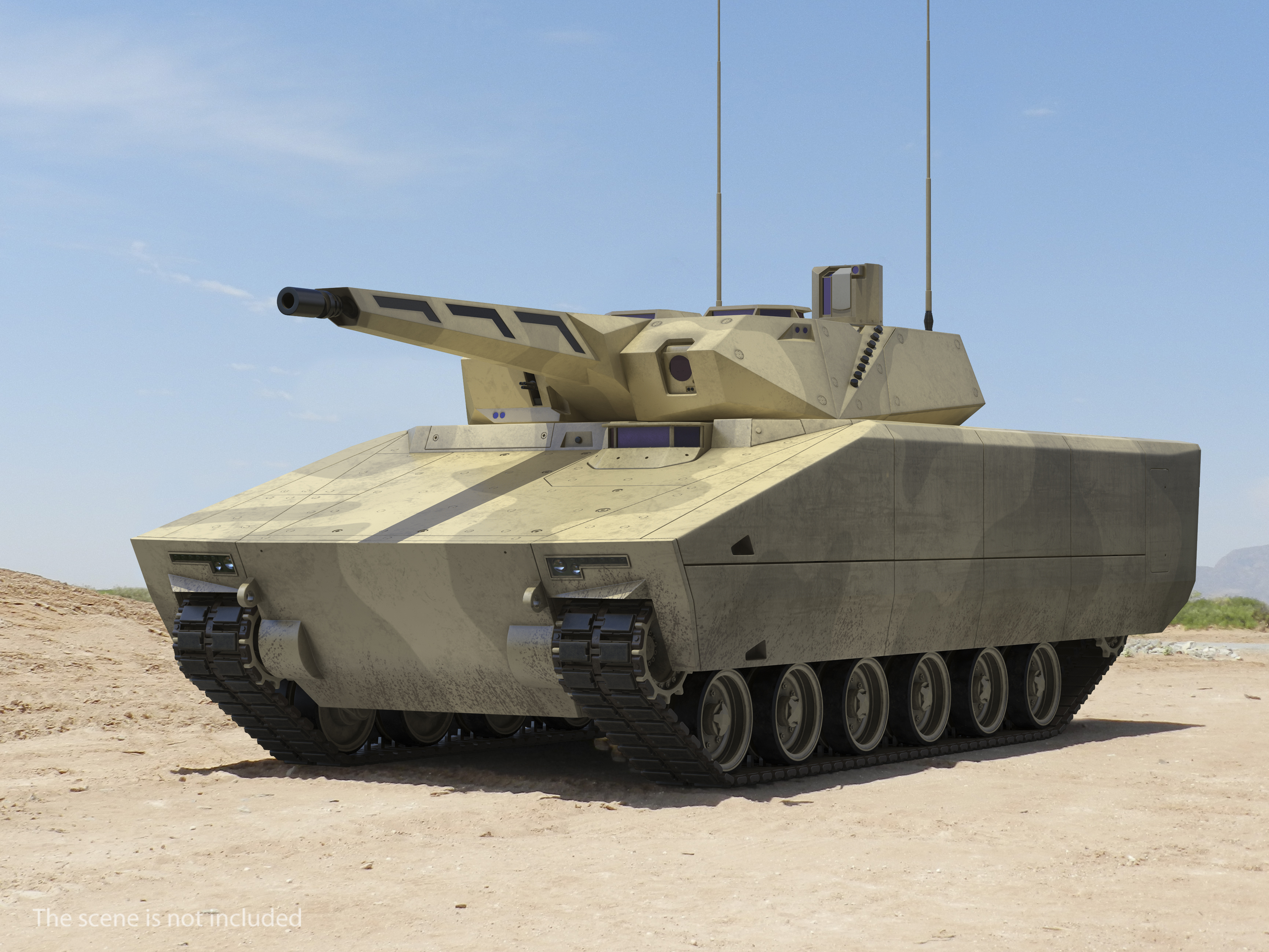 3D model IFV Lynx KF41 Desert