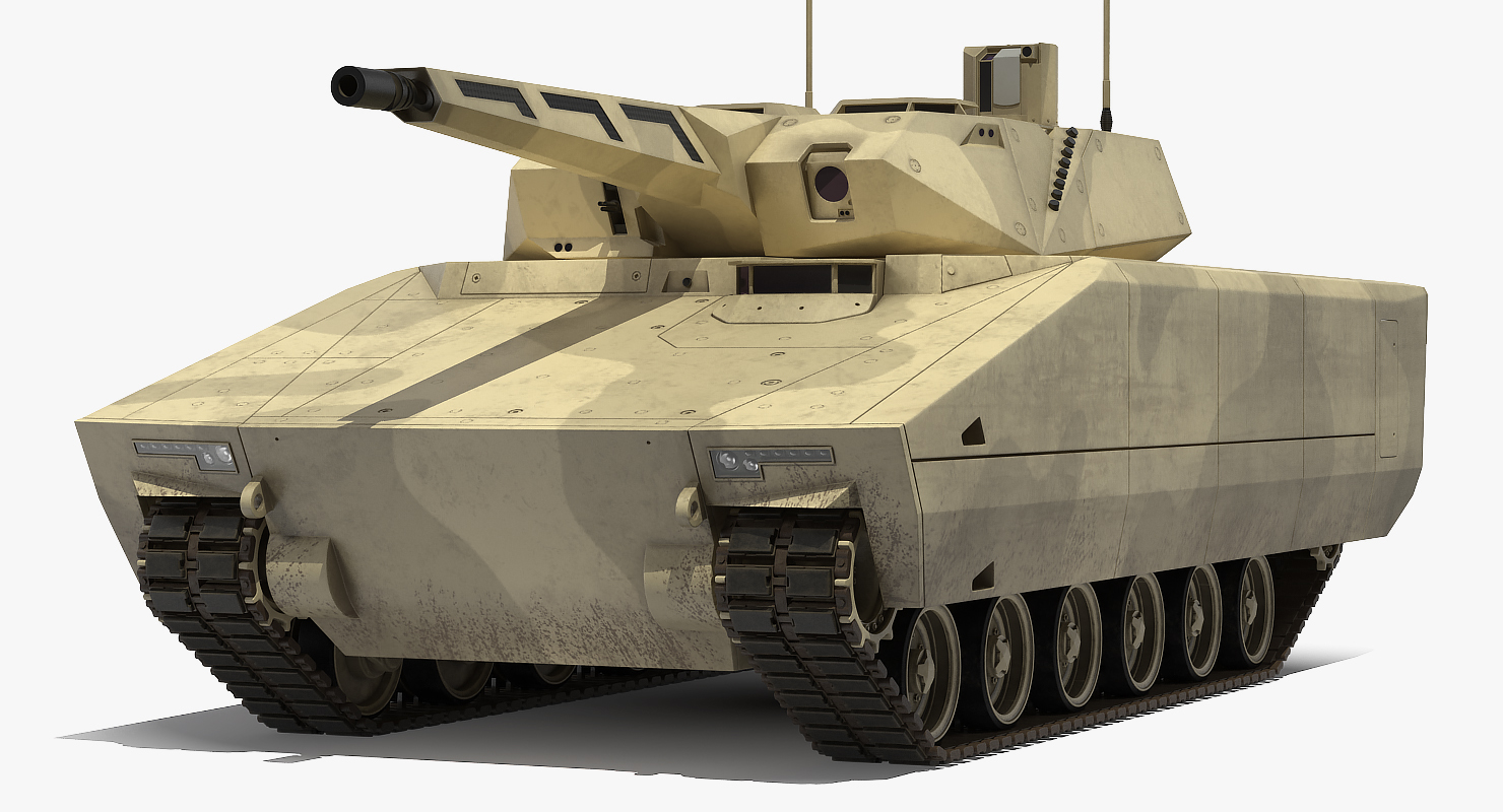 3D model IFV Lynx KF41 Desert