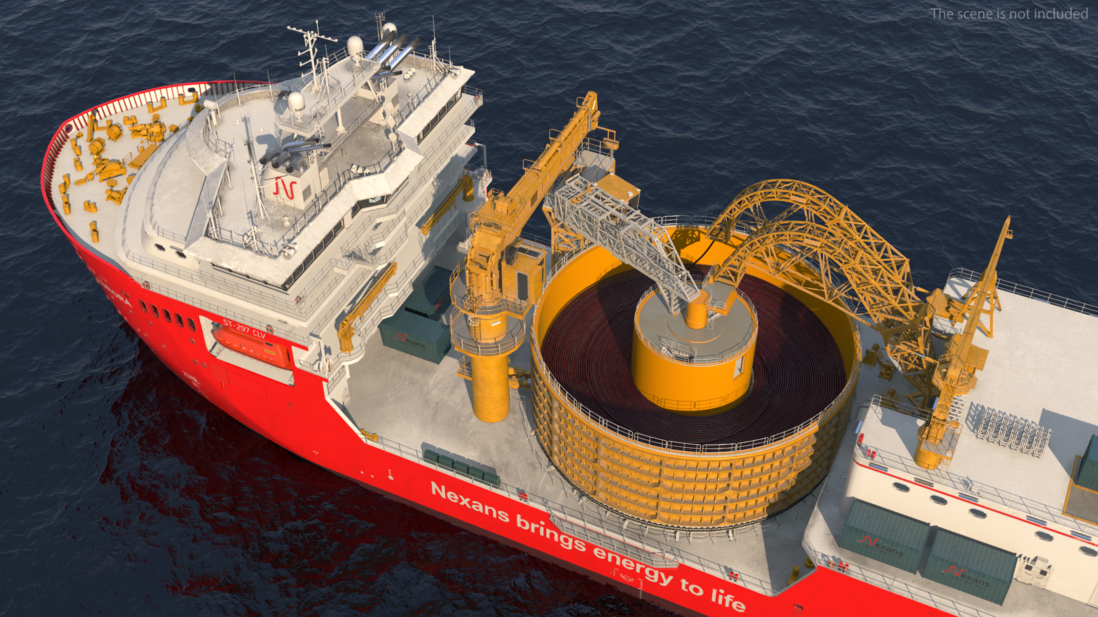 Cable Laying Vessel Nexan Aurora Used 3D