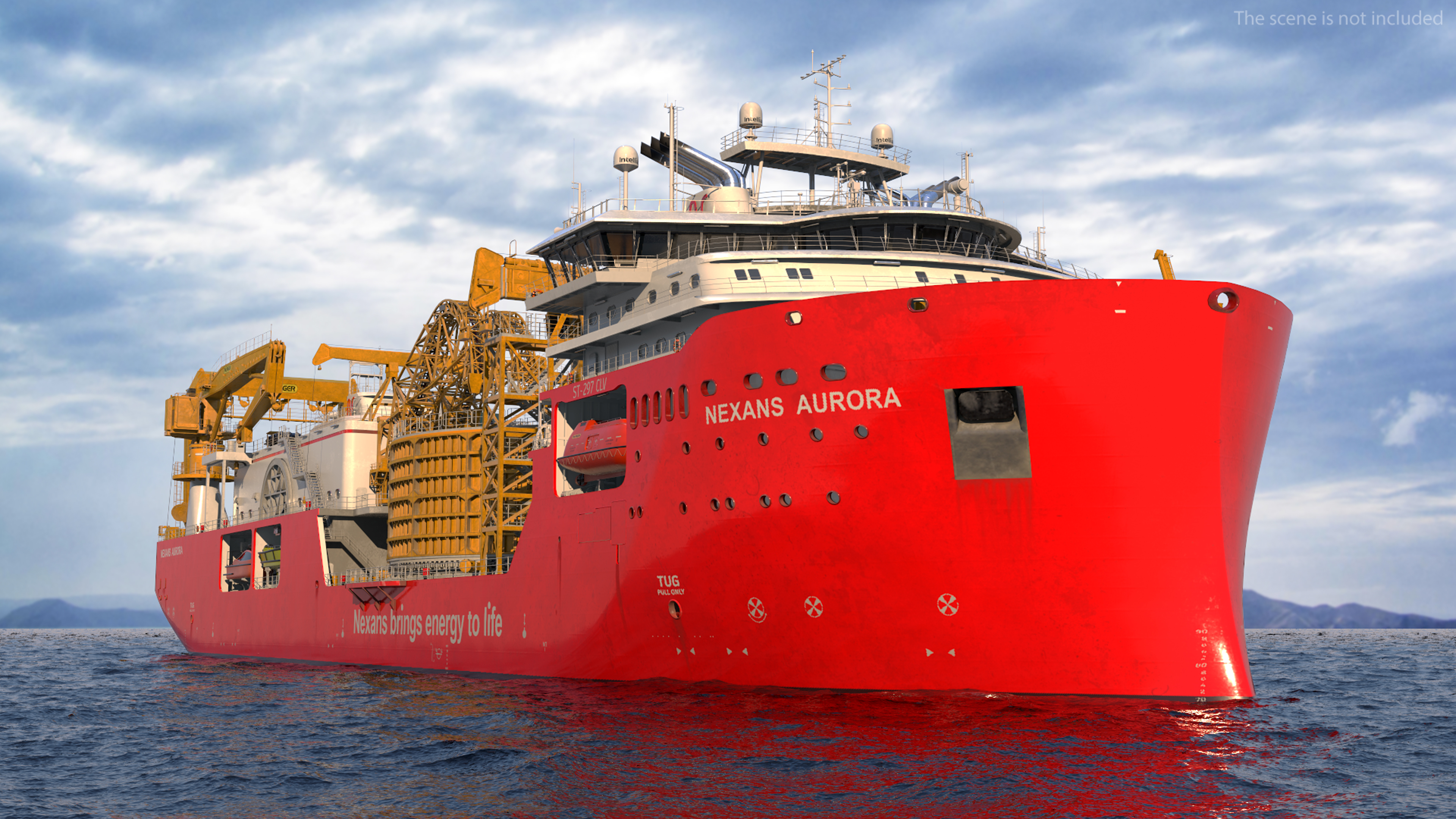 Cable Laying Vessel Nexan Aurora Used 3D