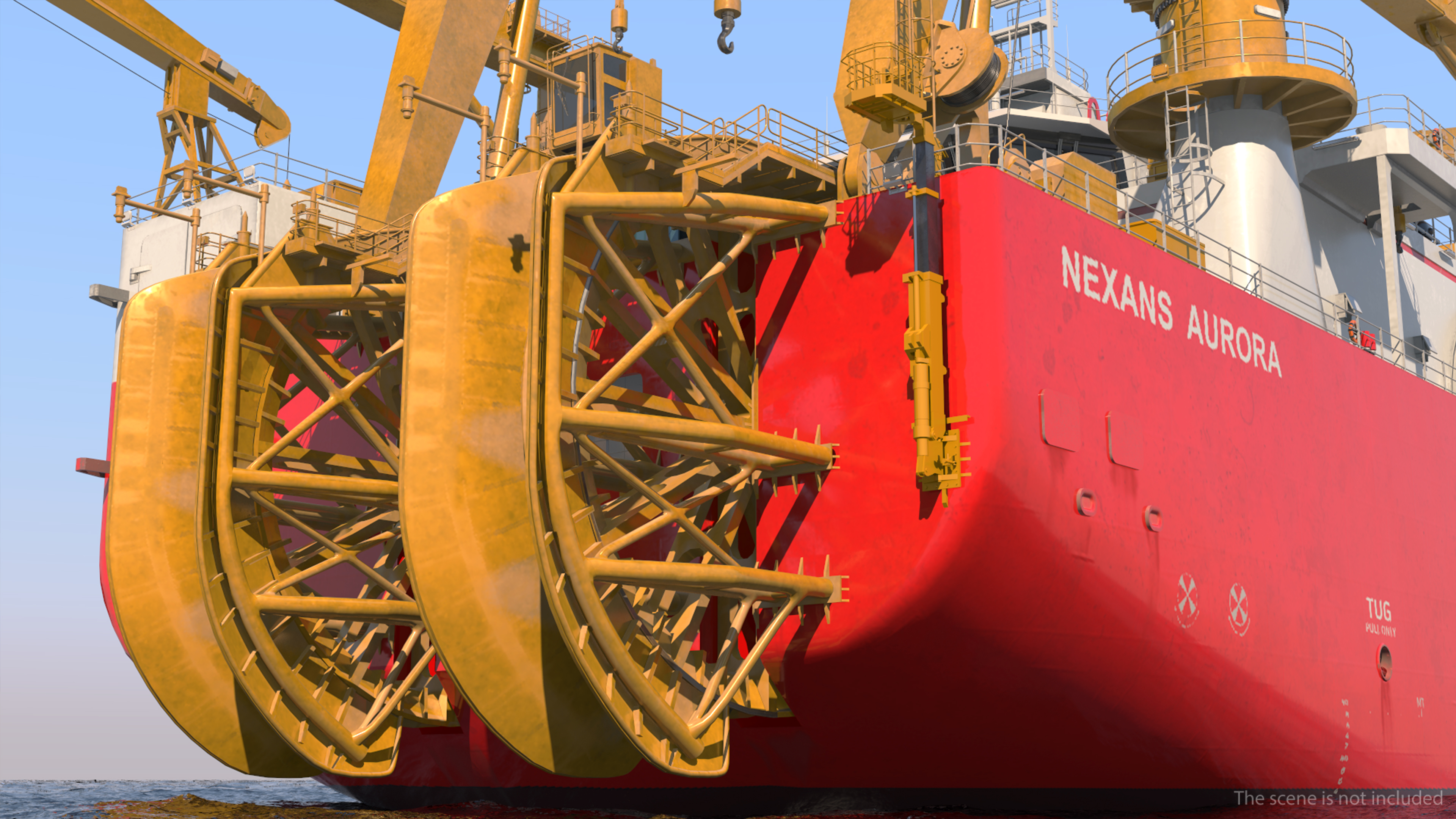 Cable Laying Vessel Nexan Aurora Used 3D