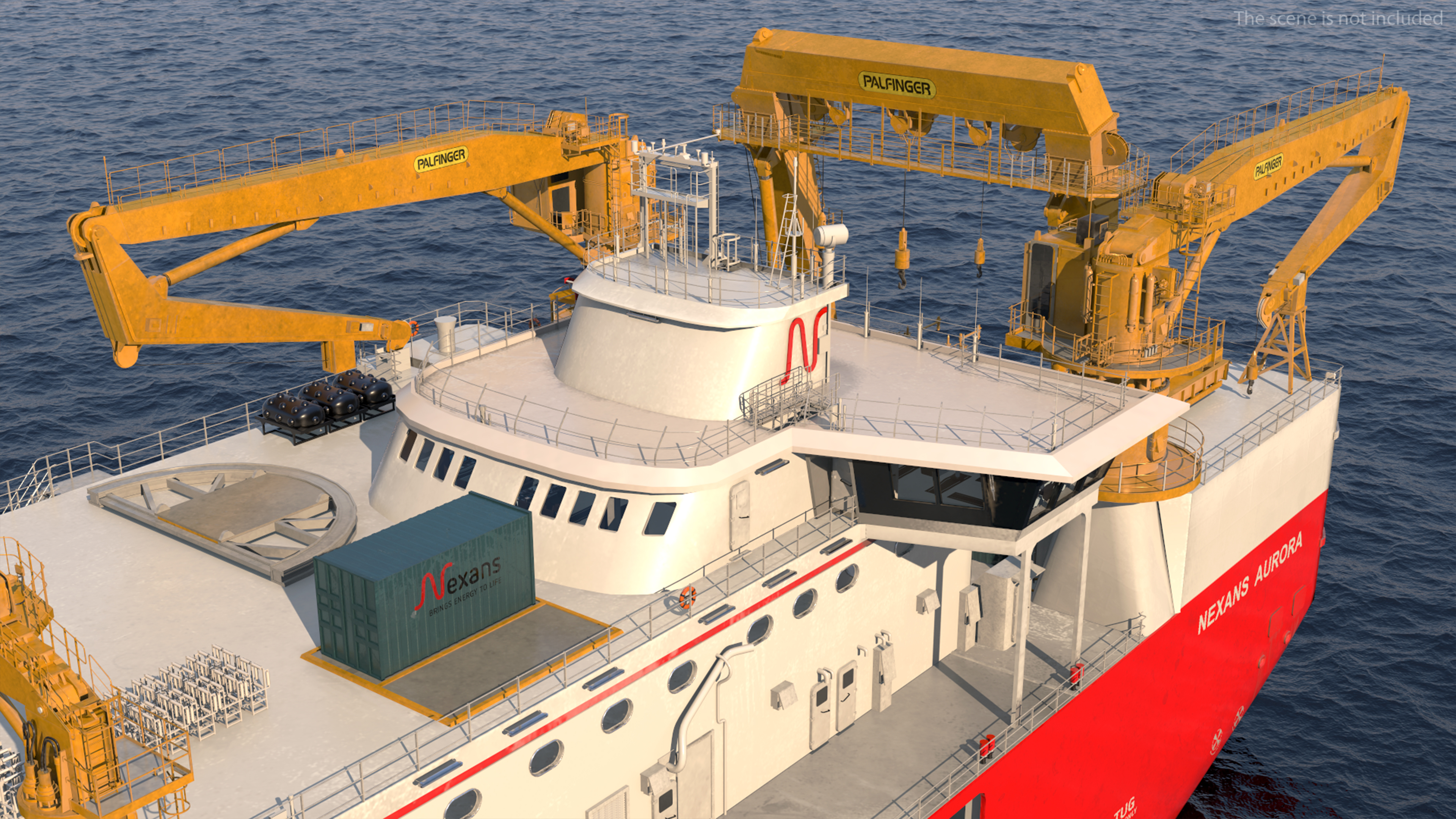 Cable Laying Vessel Nexan Aurora Used 3D