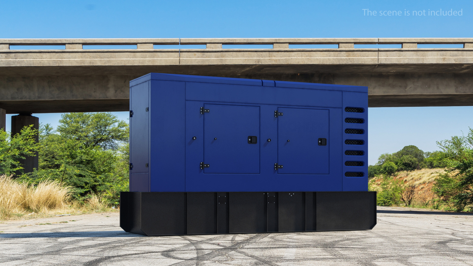 3D model Big Portable Generator Generic