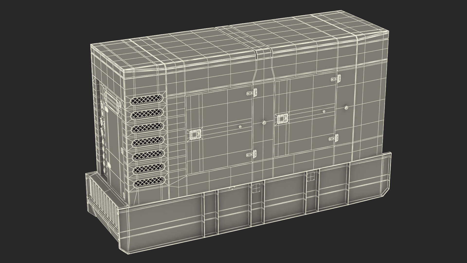 3D model Big Portable Generator Generic