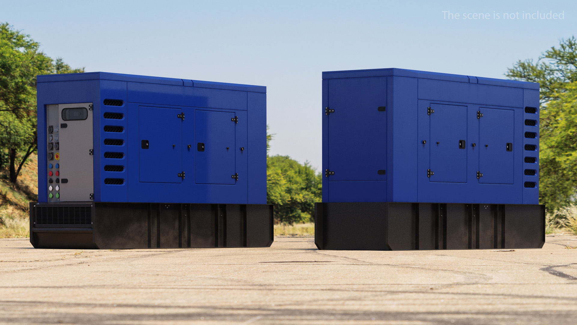 3D model Big Portable Generator Generic