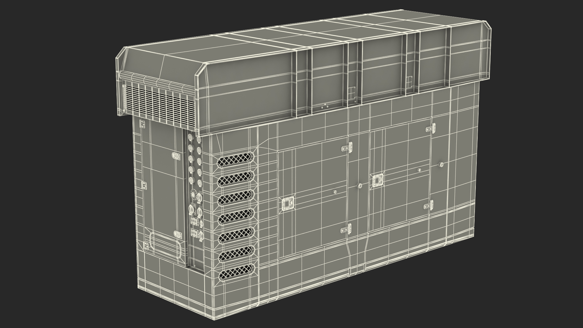 3D model Big Portable Generator Generic