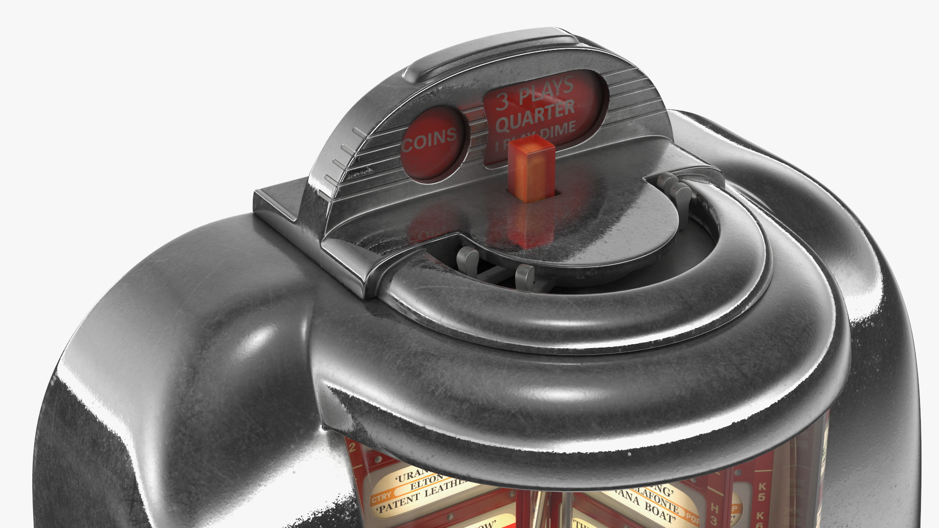 Retro Tabletop Jukebox 3D