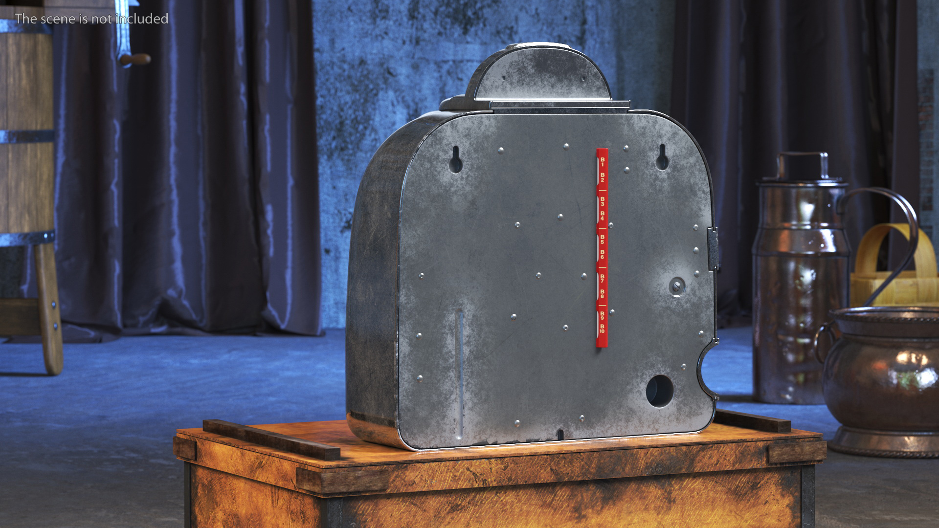 Retro Tabletop Jukebox 3D