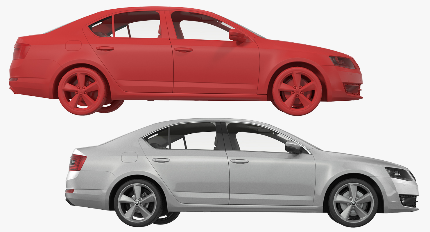 3D Skoda Octavia 2016 model