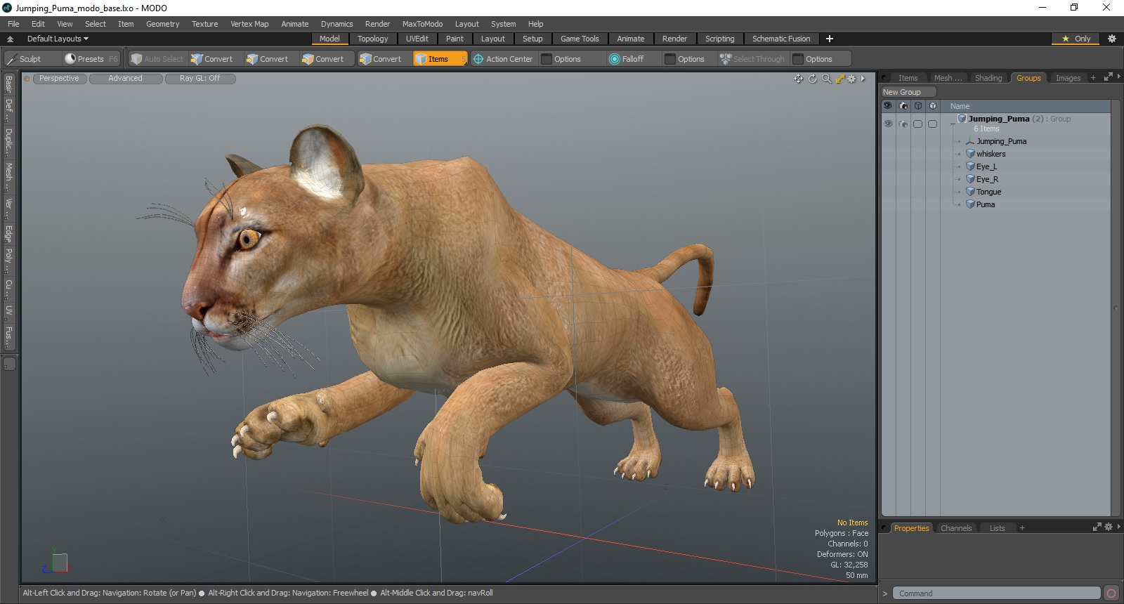 Jumping Puma 3D
