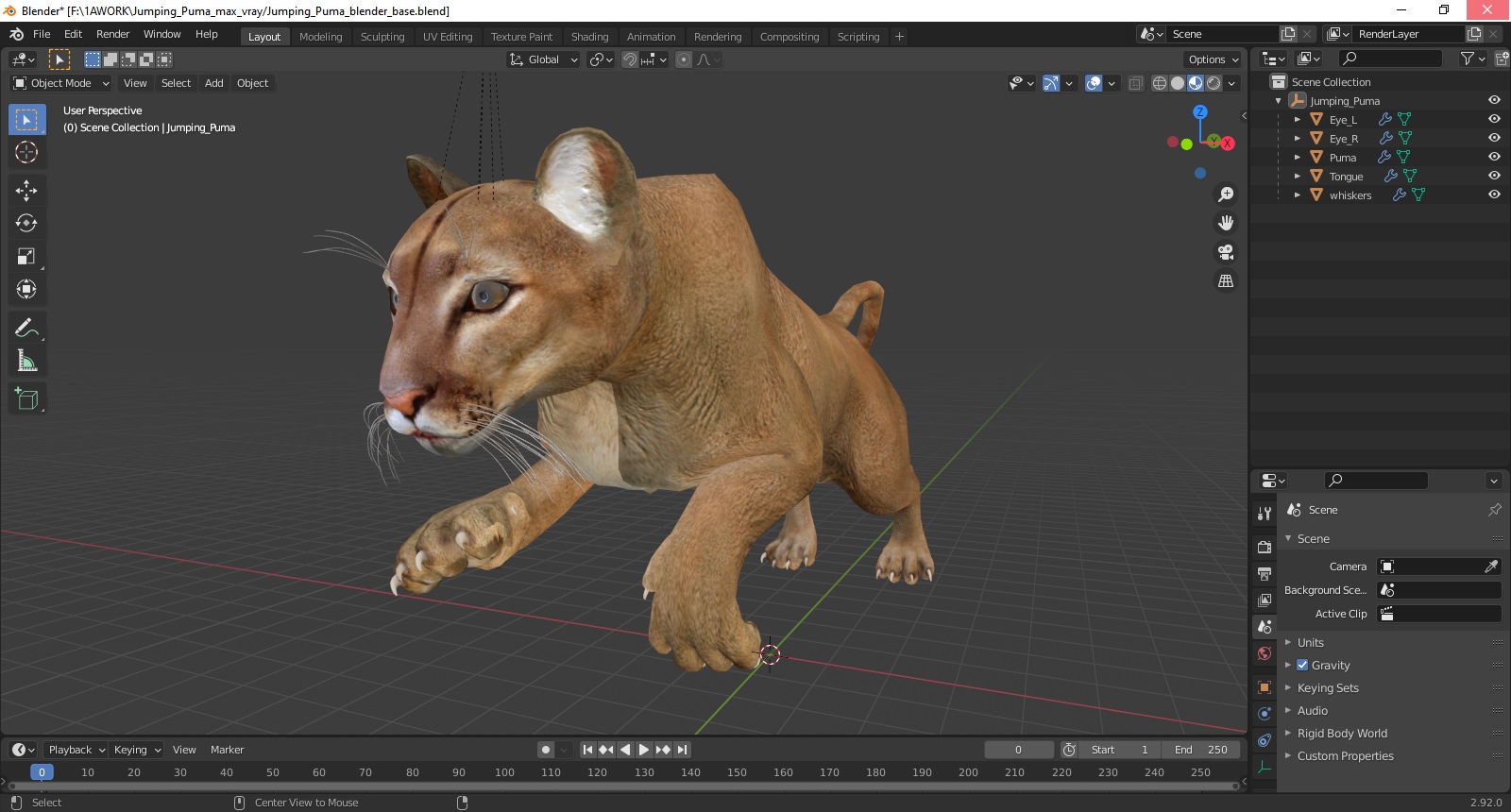 Jumping Puma 3D