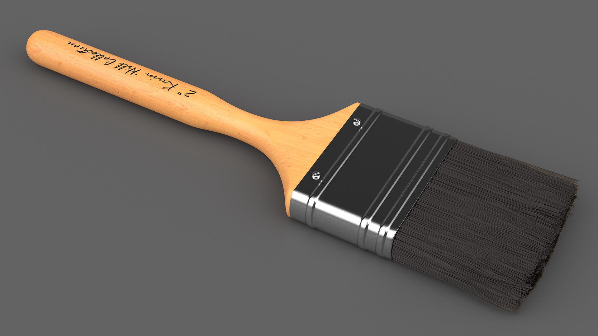 3D model Realistic Paint Brush Fur