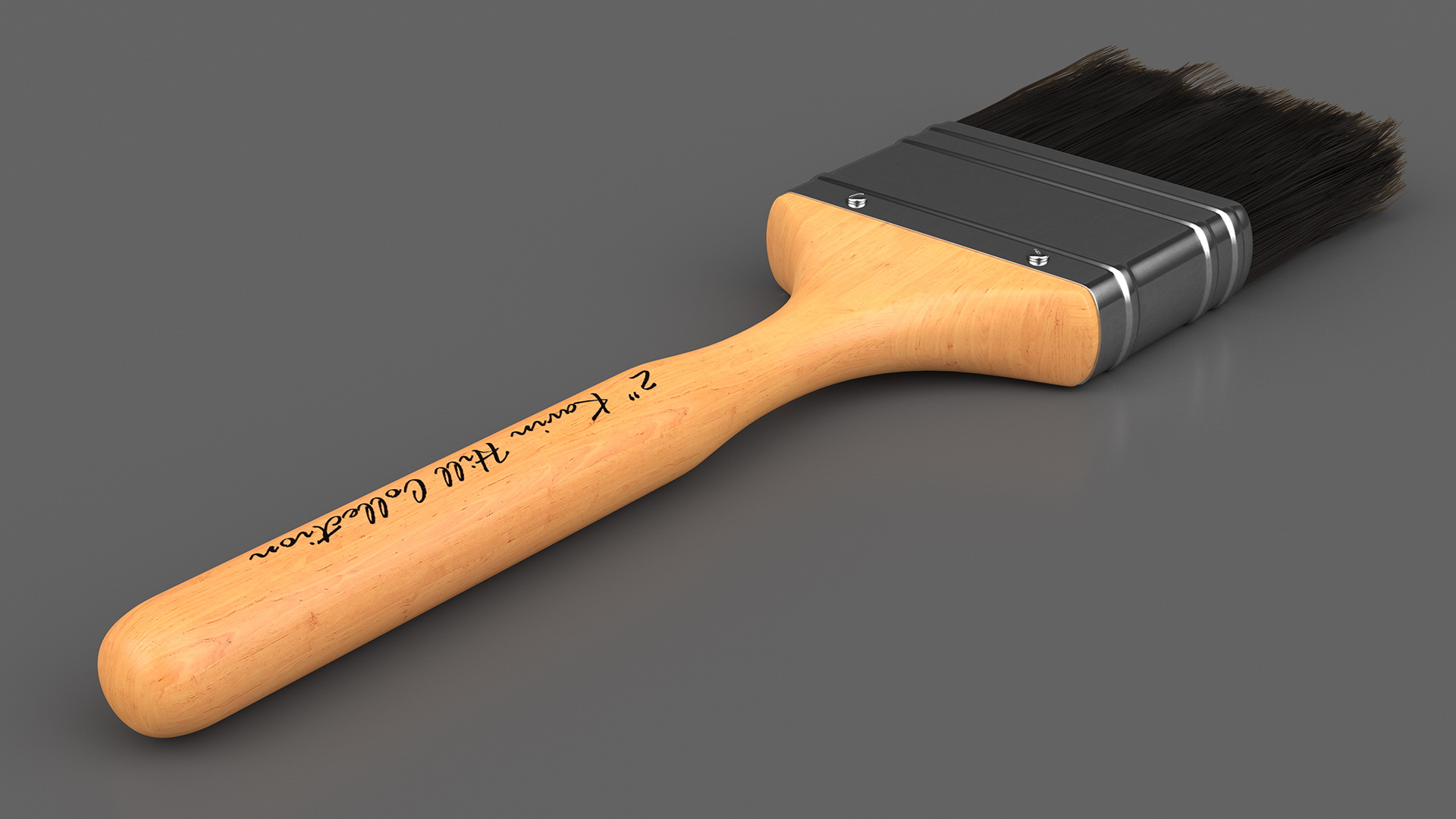 3D model Realistic Paint Brush Fur