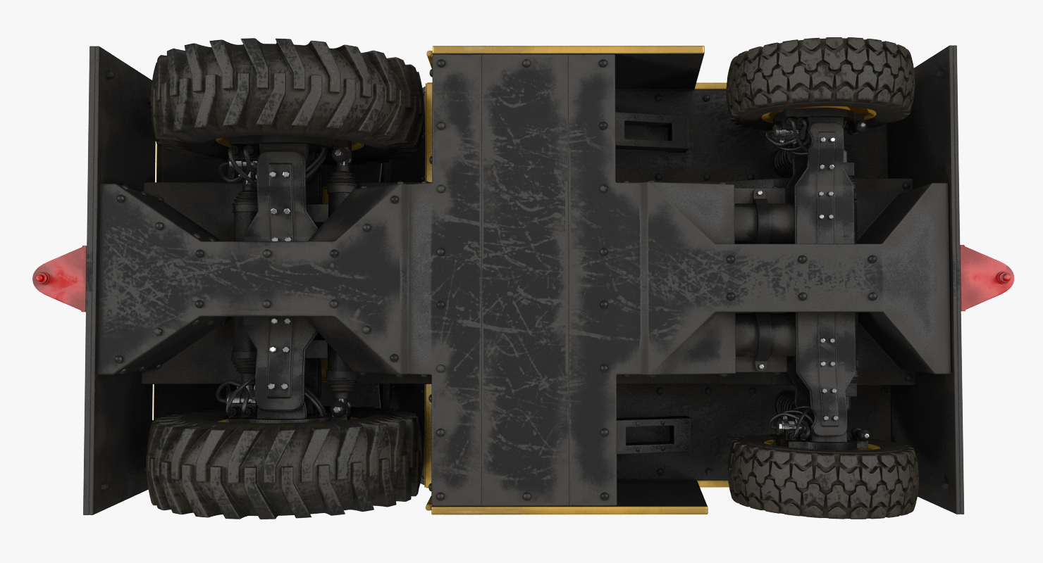 Push Back Tractor Hallam HE50 3D model