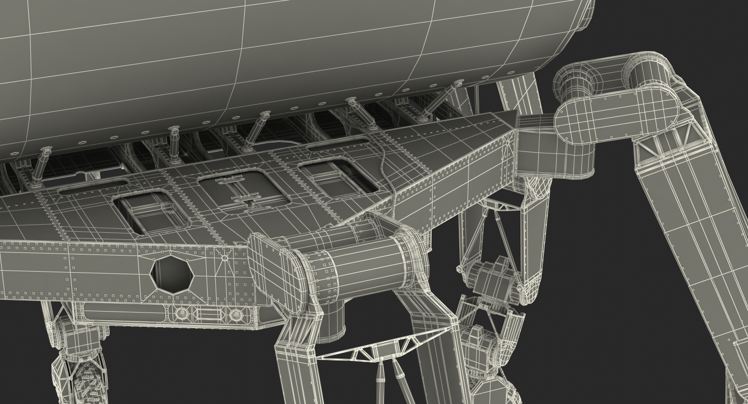 Lunar Rover Cargo Module Generic 3D