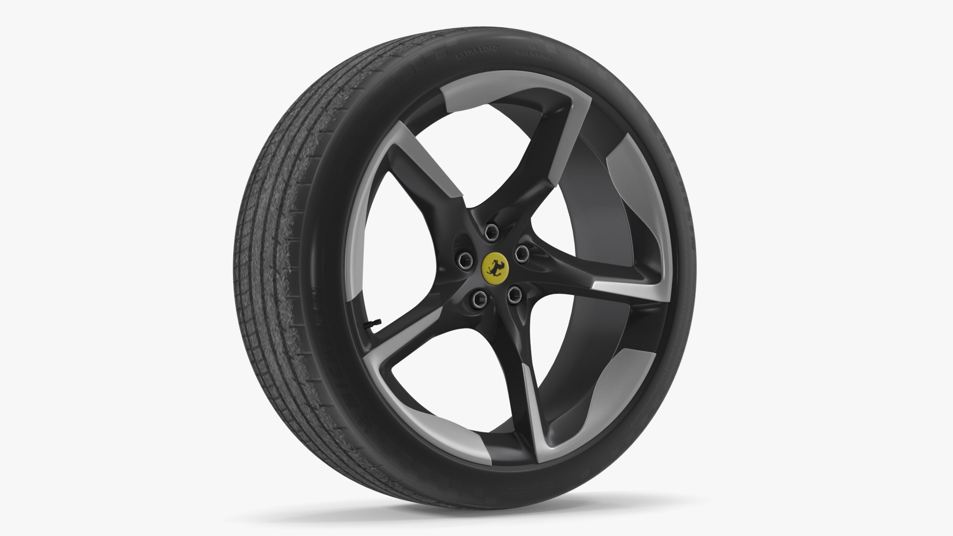 3D 2023 Ferrari Purosangue SUV Wheel model
