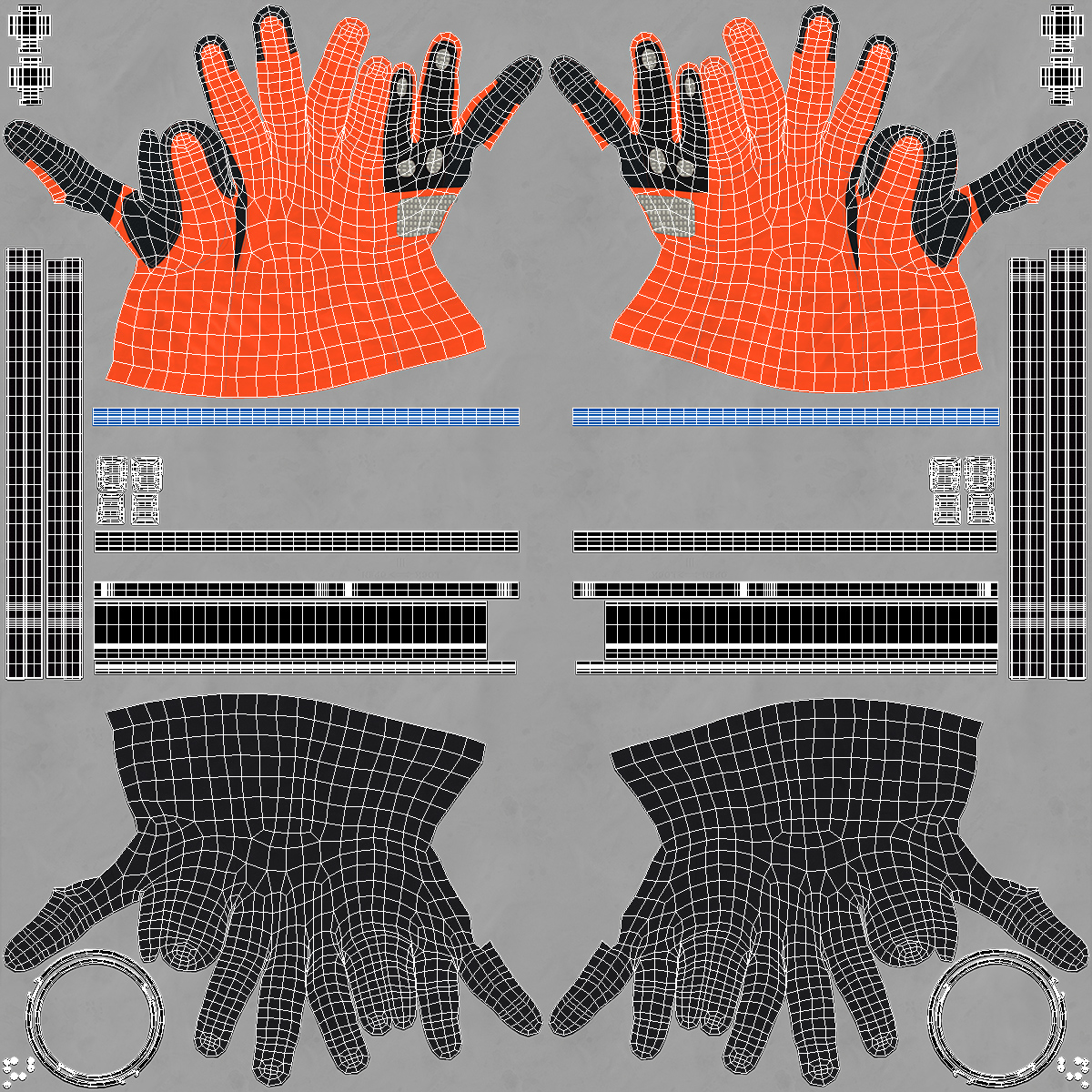 3D OCSS Spacesuit Gloves