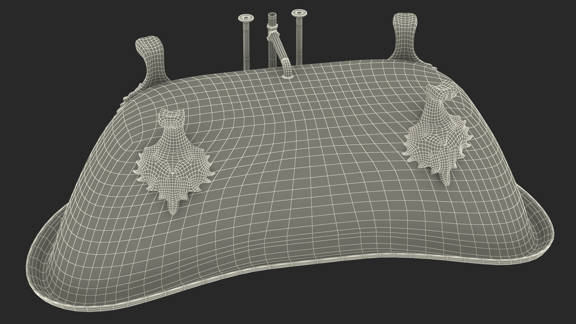 Double Slipper Clawfoot Tub 3D