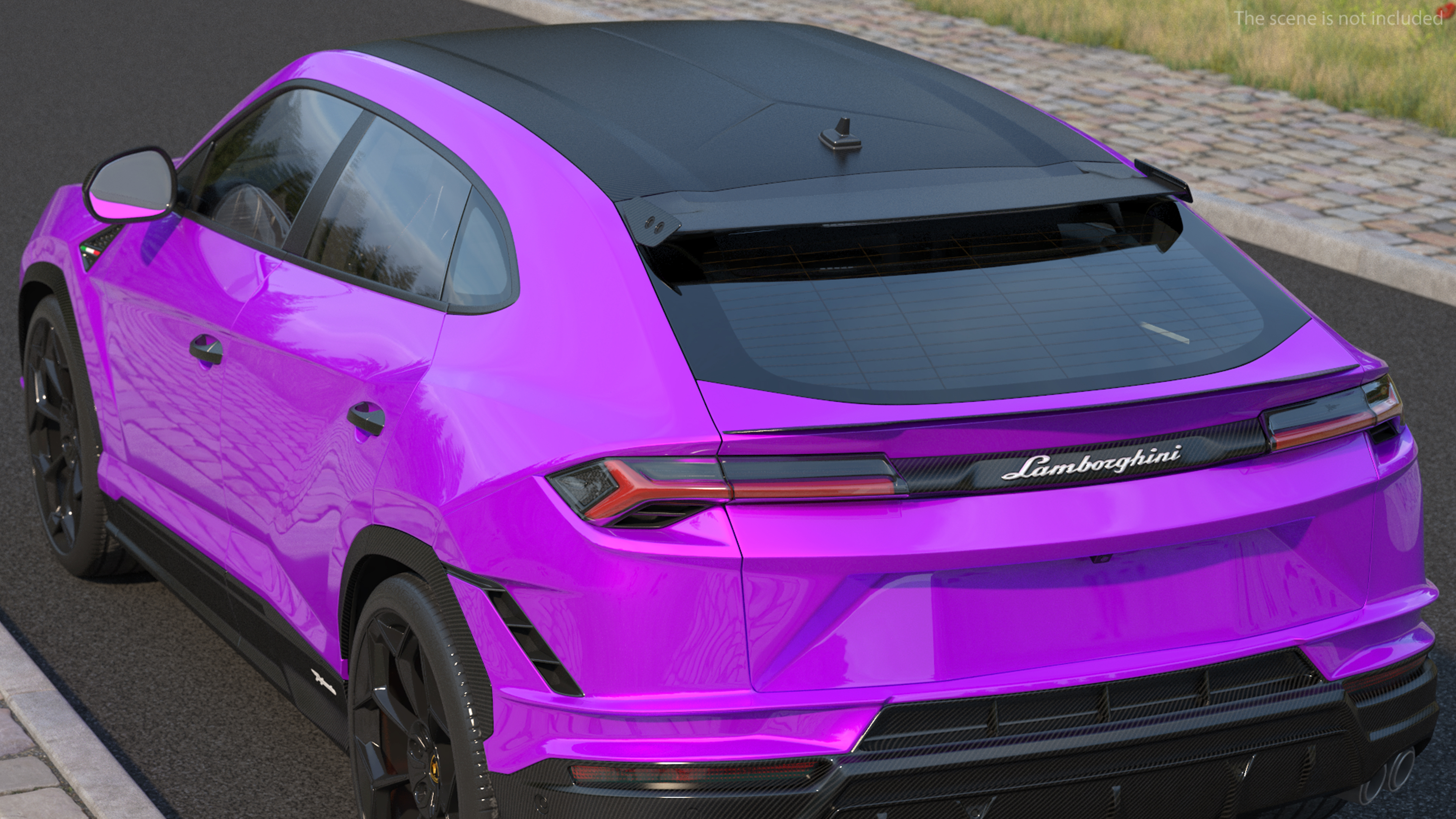 3D Lamborghini Urus Performante Super Luxury SUV Simple Interior