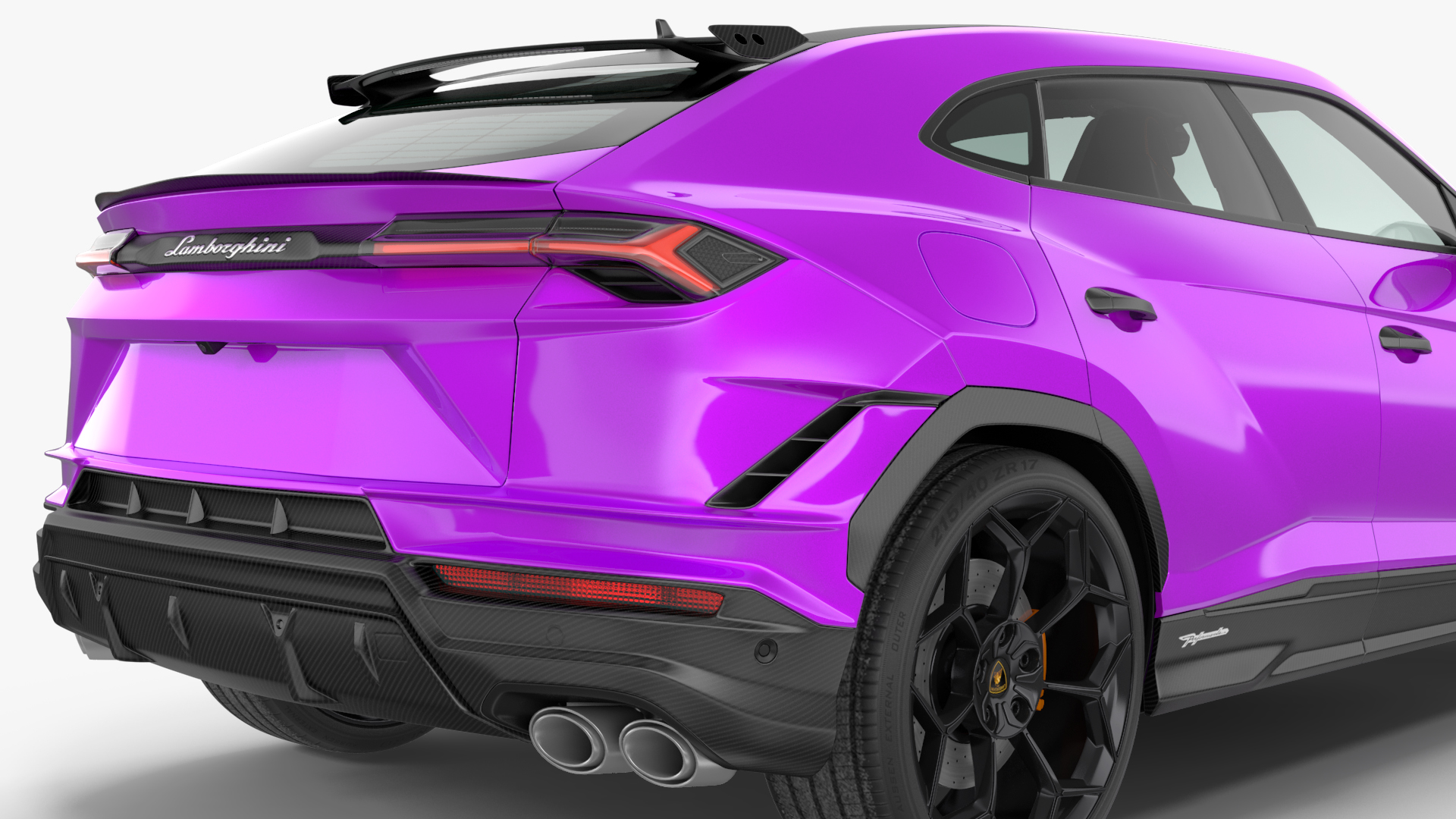 3D Lamborghini Urus Performante Super Luxury SUV Simple Interior