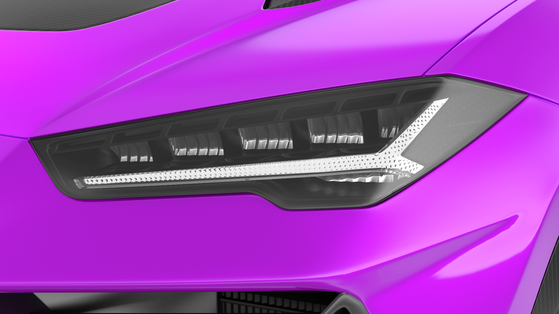 3D Lamborghini Urus Performante Super Luxury SUV Simple Interior