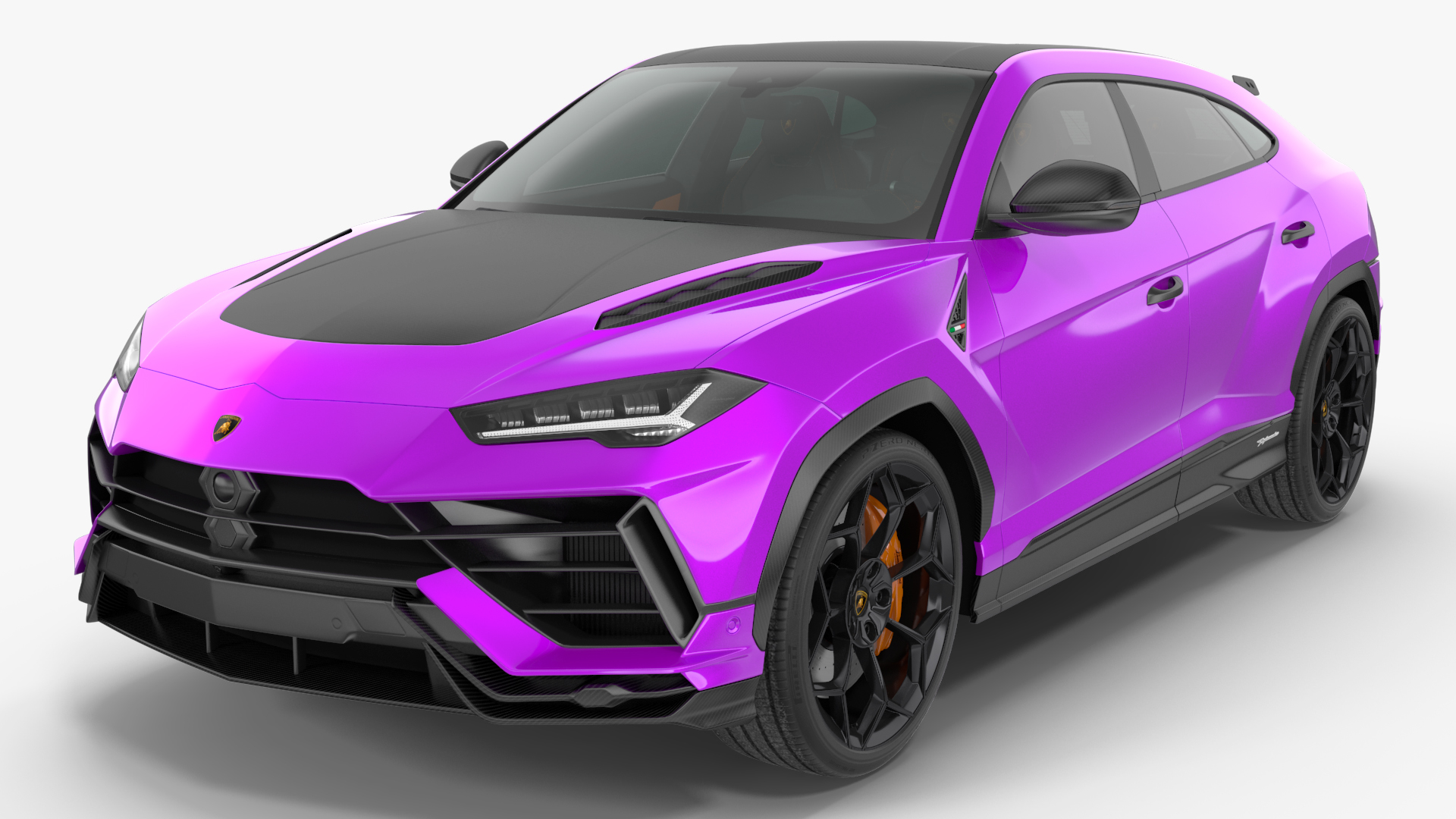 3D Lamborghini Urus Performante Super Luxury SUV Simple Interior