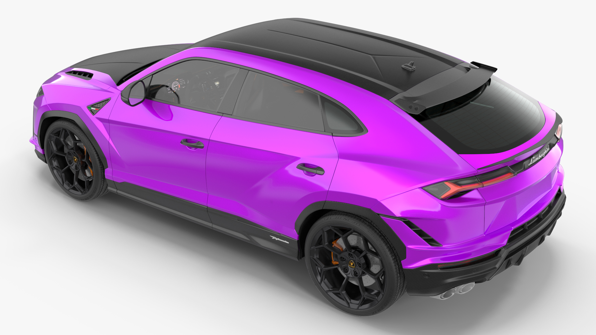 3D Lamborghini Urus Performante Super Luxury SUV Simple Interior