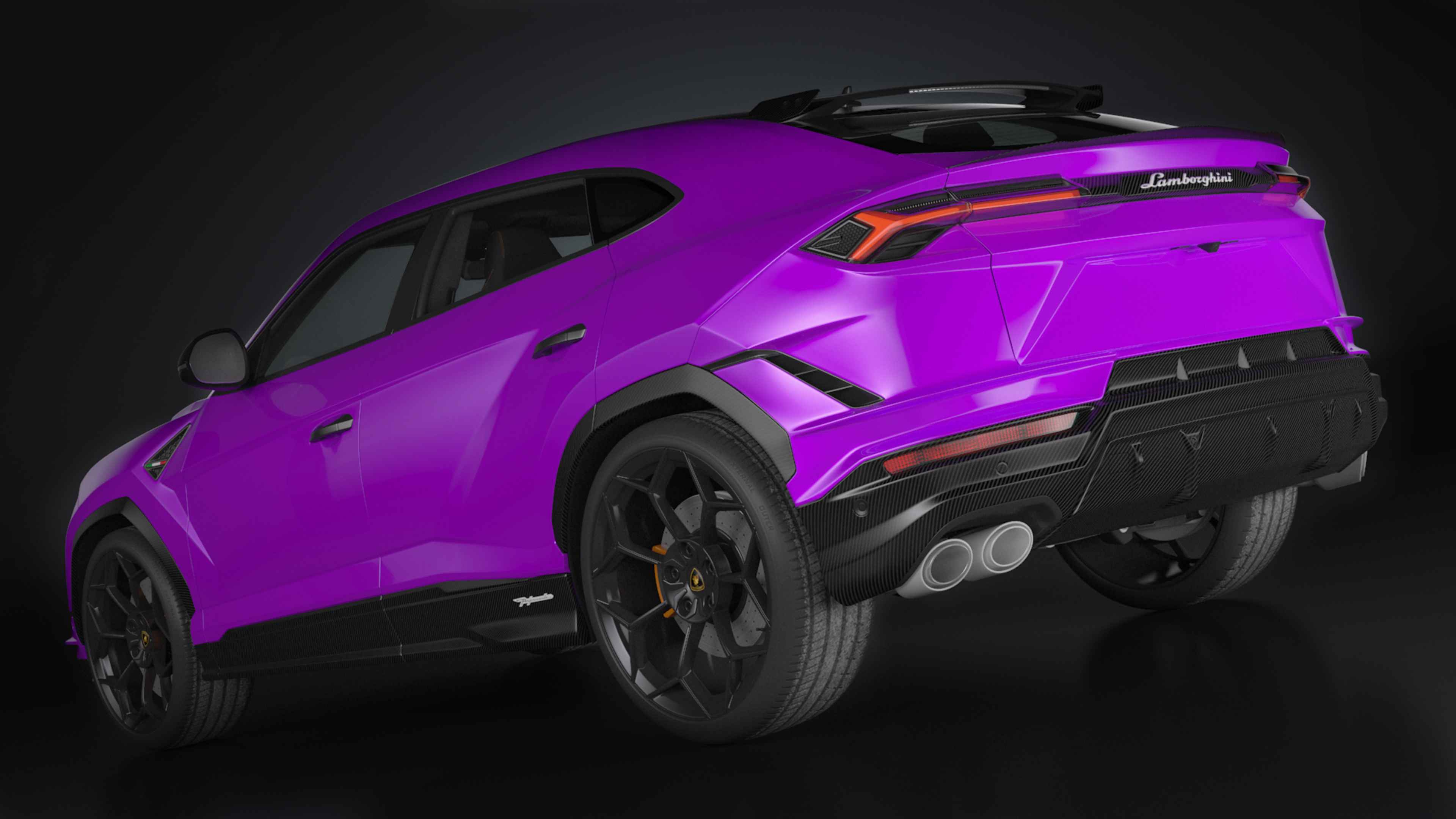 3D Lamborghini Urus Performante Super Luxury SUV Simple Interior