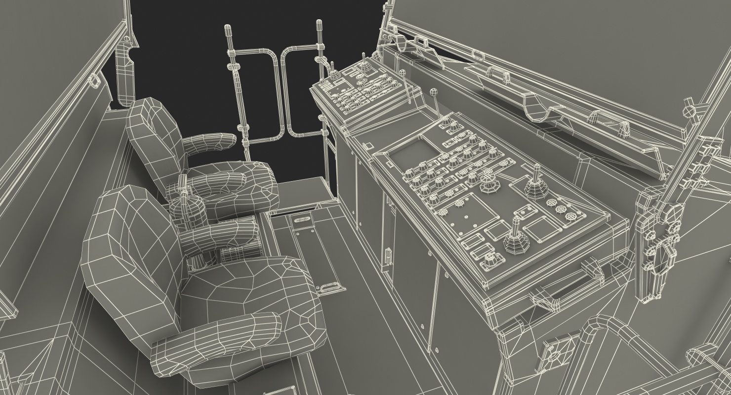 Dirty Asphalt Milling Machine Generic 3D