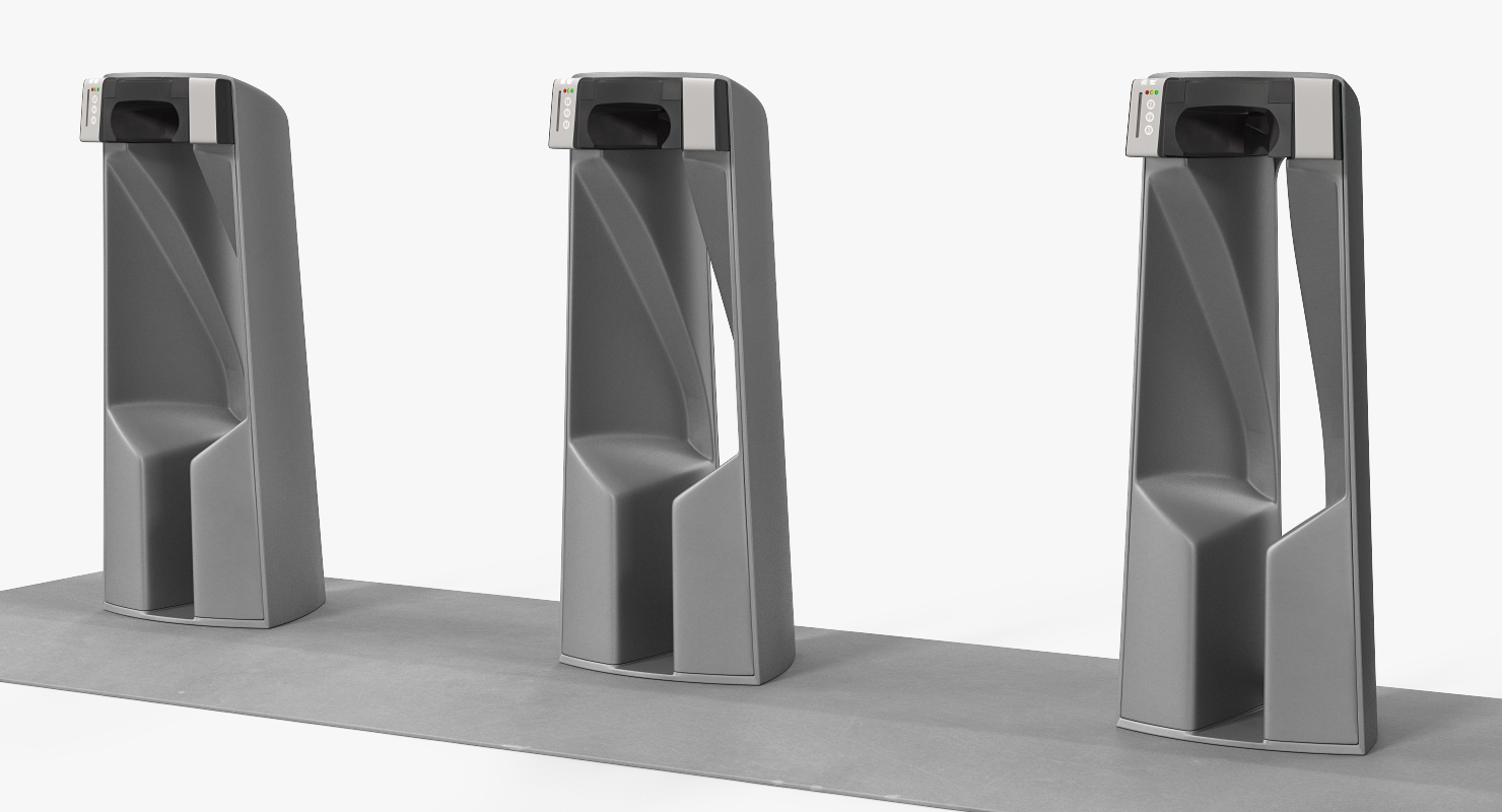 Bicycle Sharing Station Empty Generic 3D