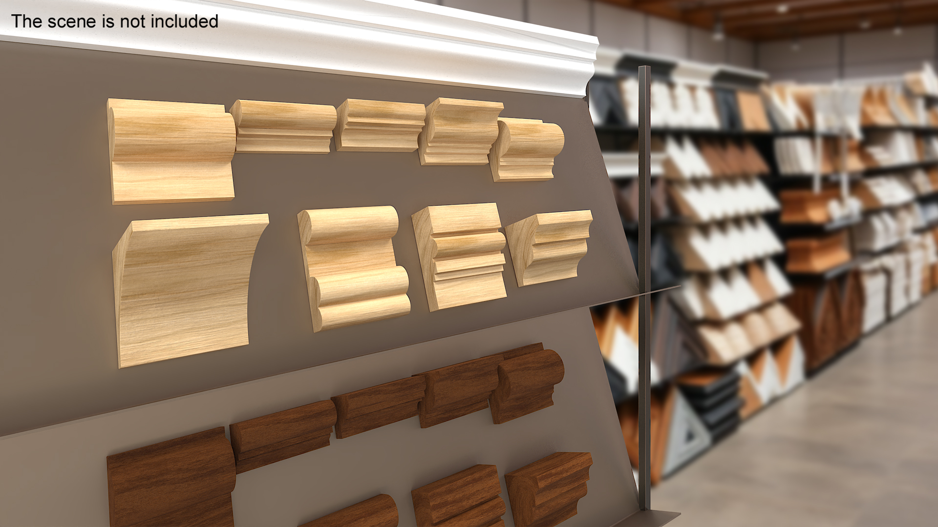 Set Molding Maple Part 2 3D model