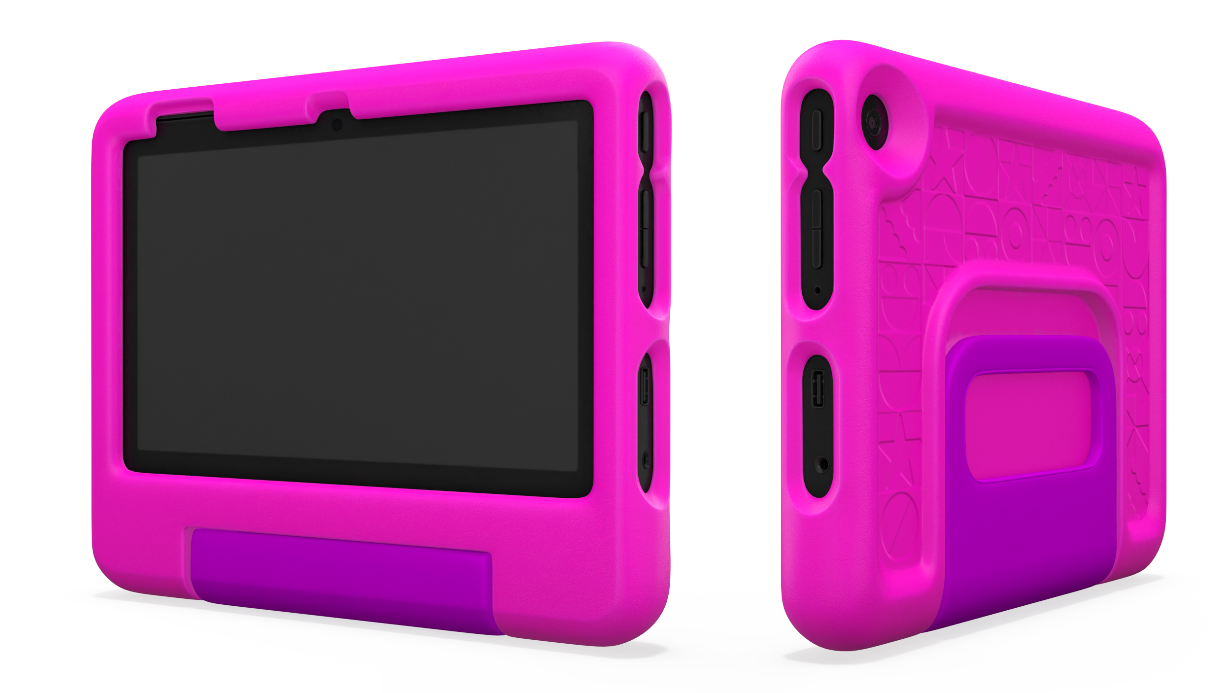 3D Tablet with Child Proof Case Pink model