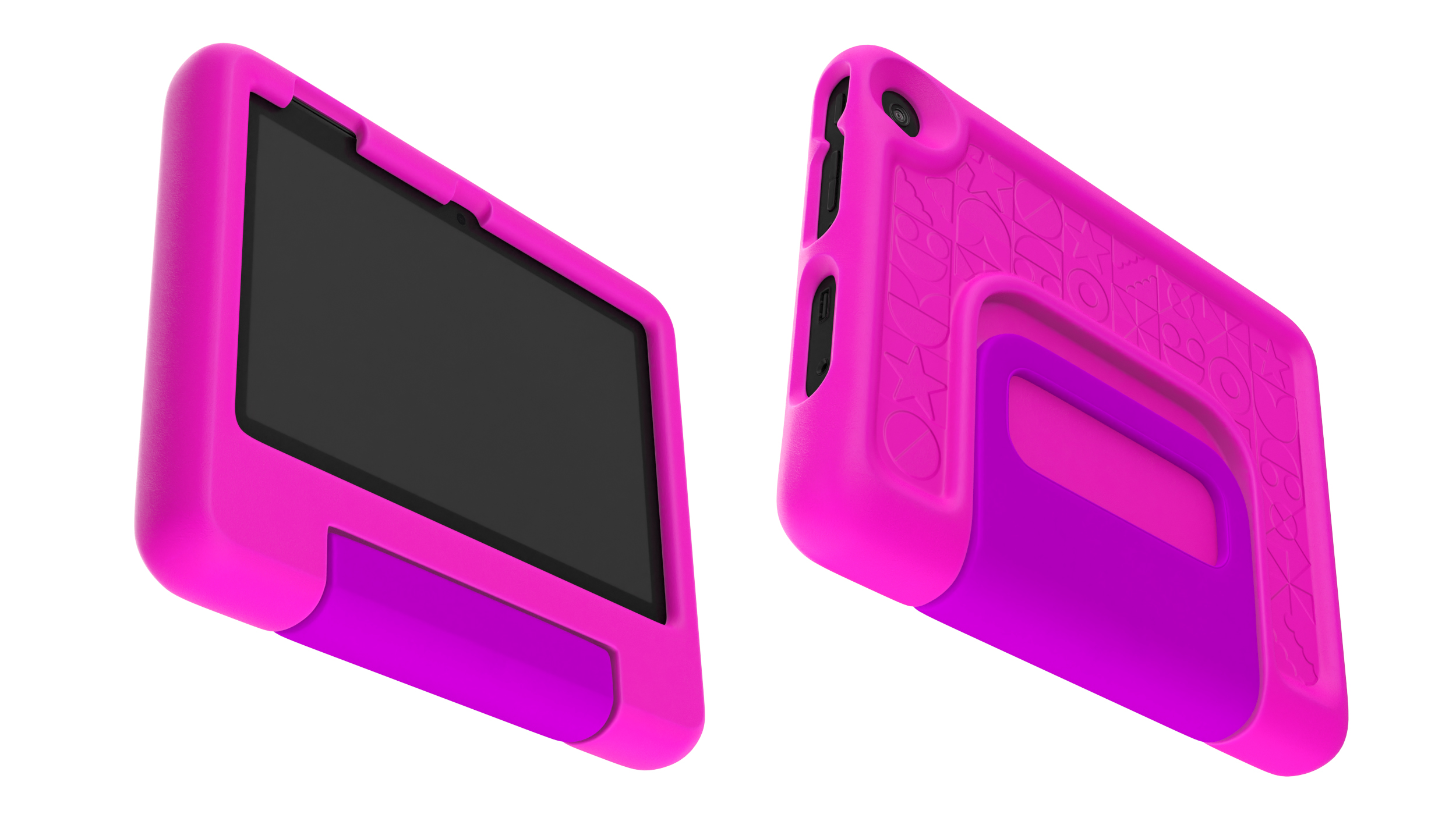 3D Tablet with Child Proof Case Pink model