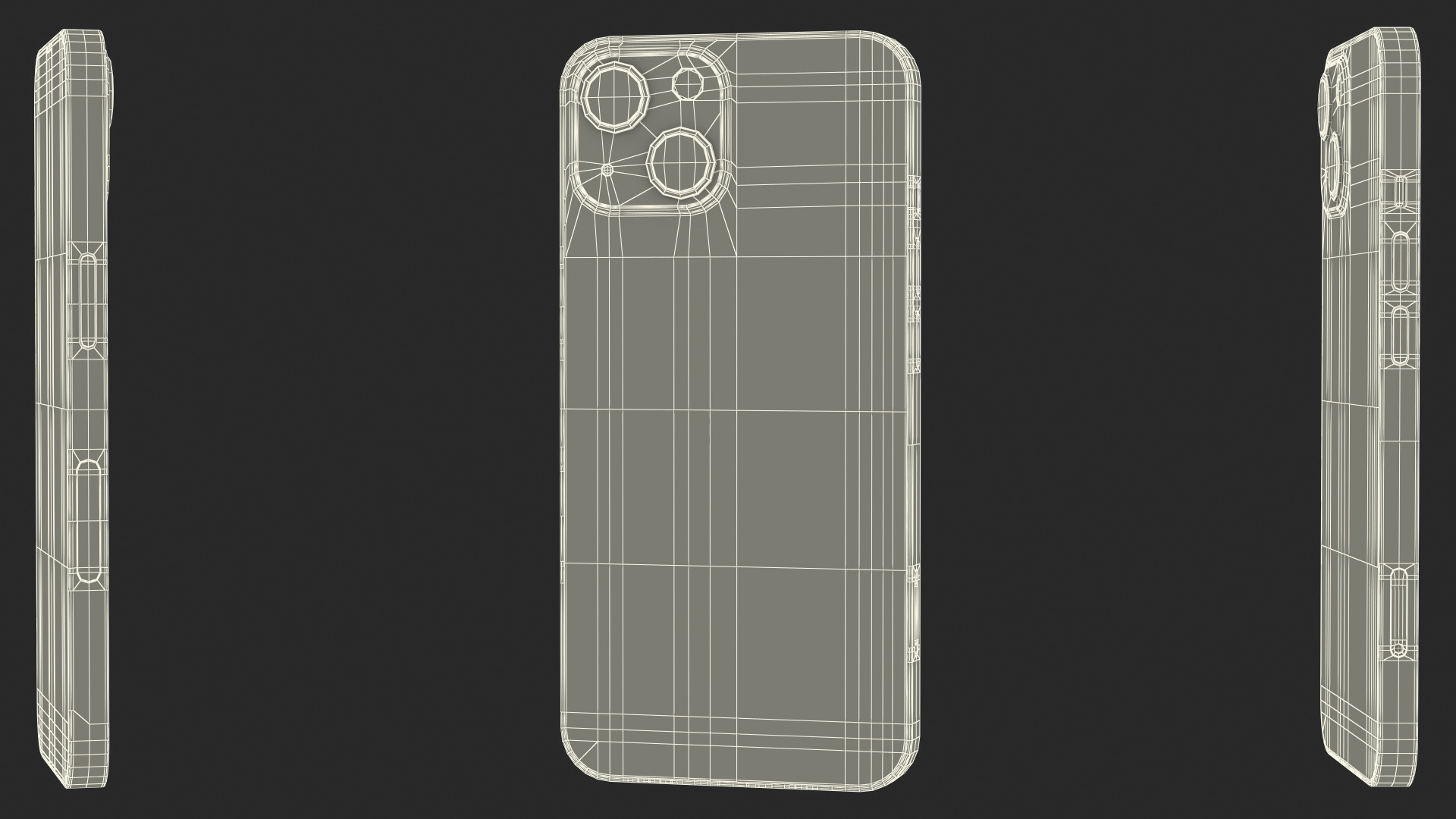 Apple iPhone 14 Red 3D model