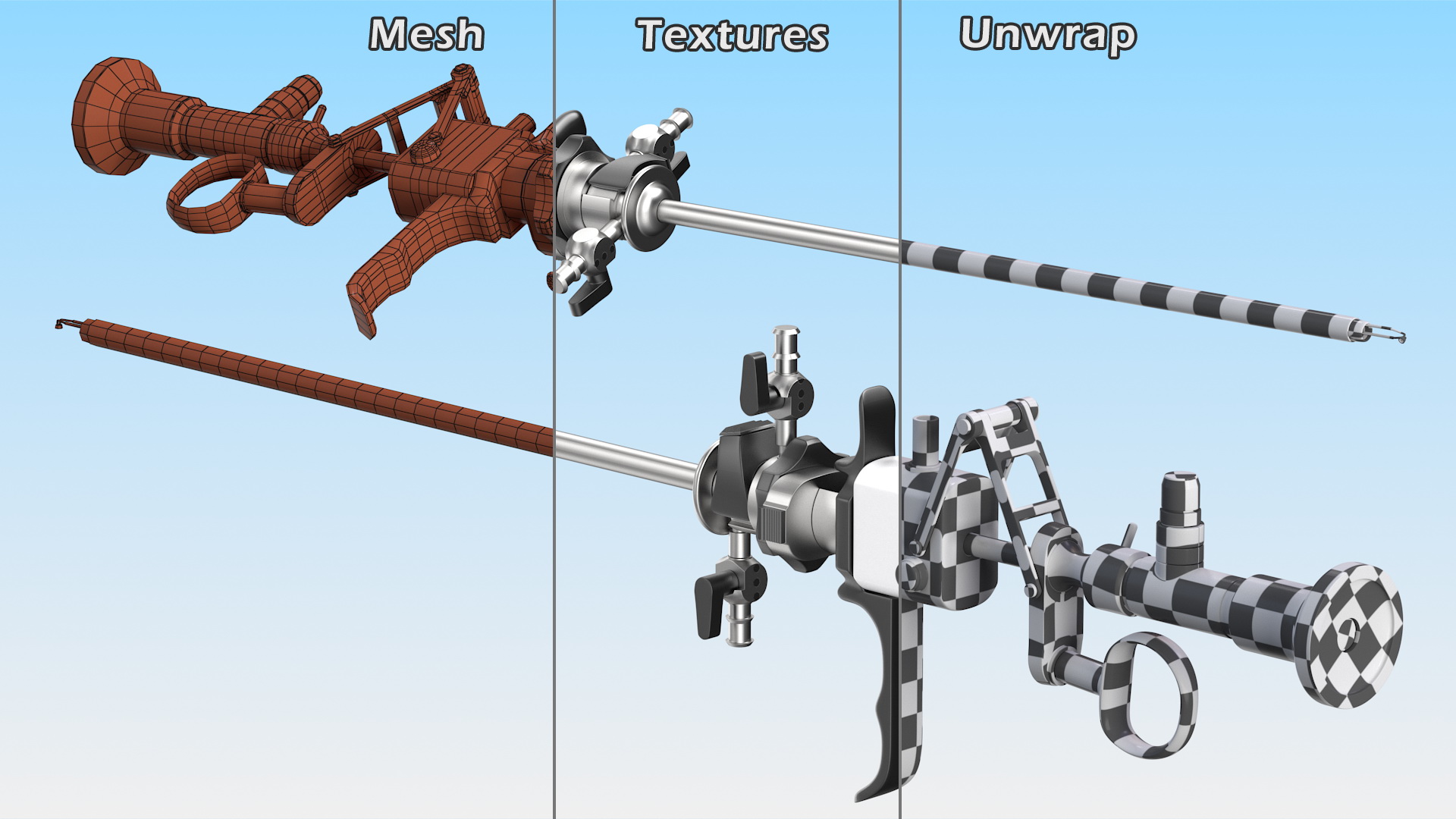 3D Resectoscope with Bipolar Conical Electrode model