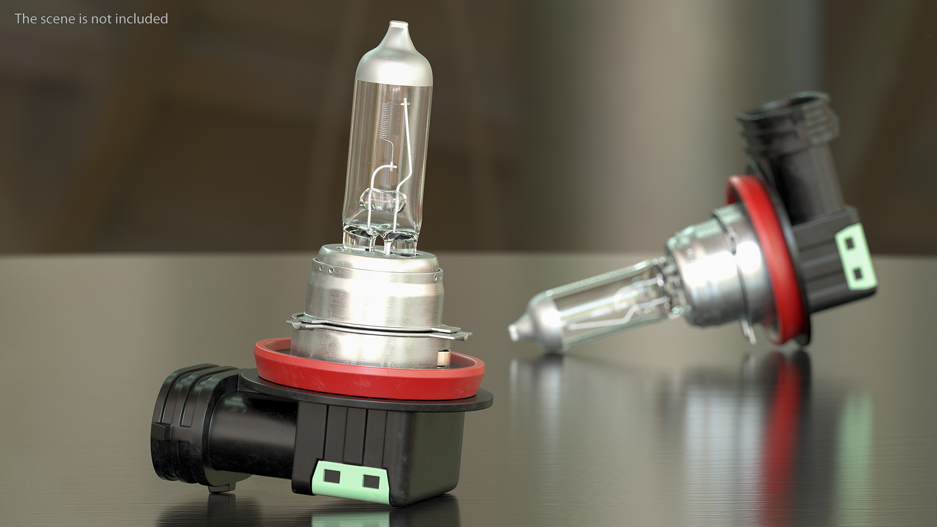 3D model H11 Car Halogen Headlight Bulb