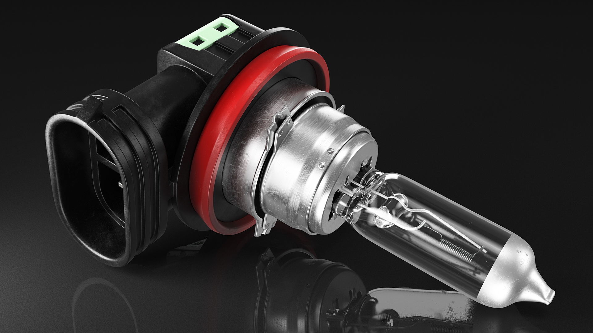 3D model H11 Car Halogen Headlight Bulb